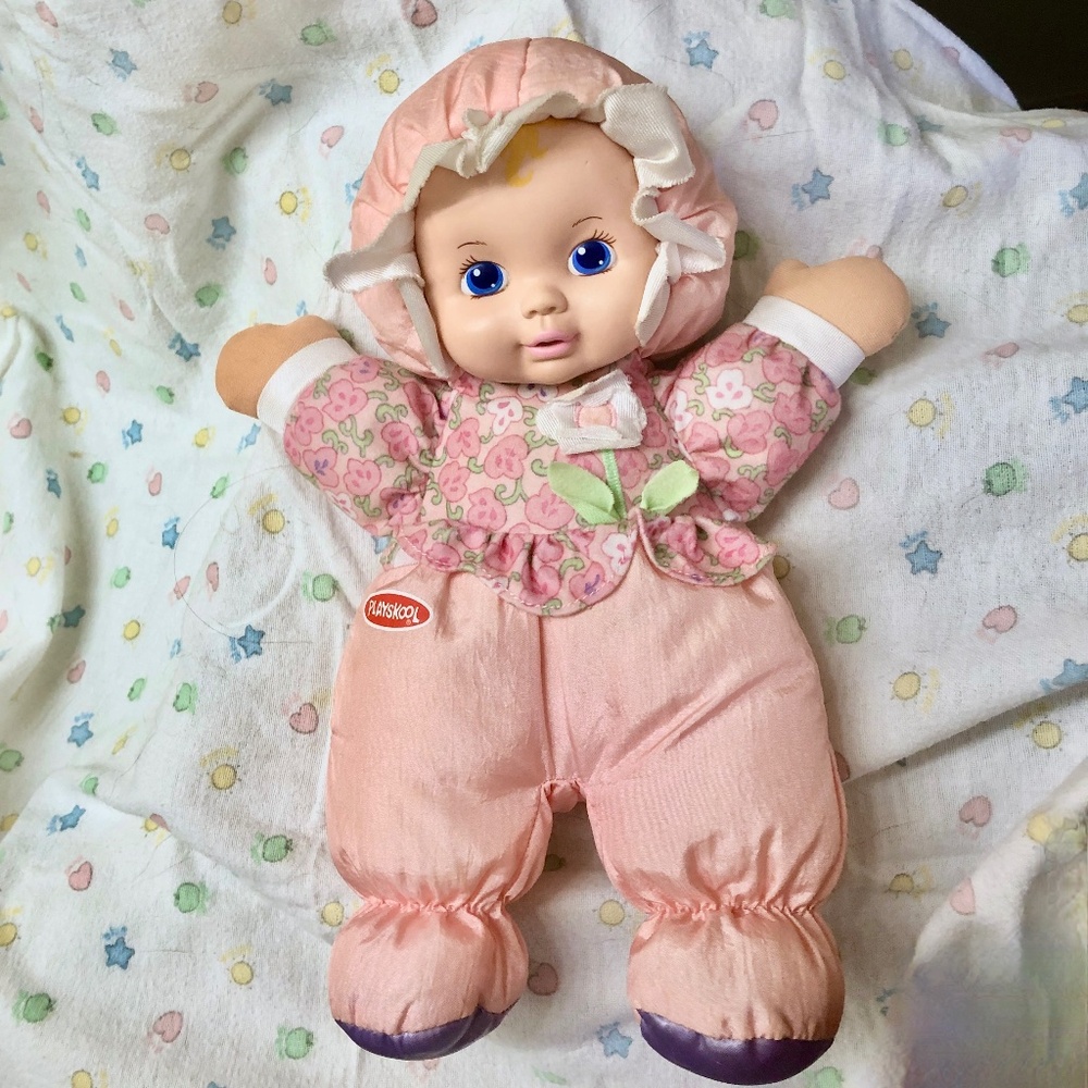 Vintage Playskool My Very Soft Baby Doll (Squeaker Works)